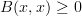 B(x,x) \ge 0